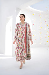 3 Piece Digital Printed Lawn Shirt with Lawn Dupatta V409