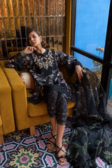 3 Piece Digital Printed Lawn Shirt with Silk dupatta V19