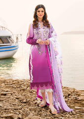 3 Piece Digital Printed Lawn Shirt with Monar Dupatta V96