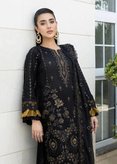 3 Pc Embroidered Lawn Shirt with Embroidered Organza Dupatta V06