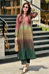 LULUSAR Silk 2PC Digital Printed V267