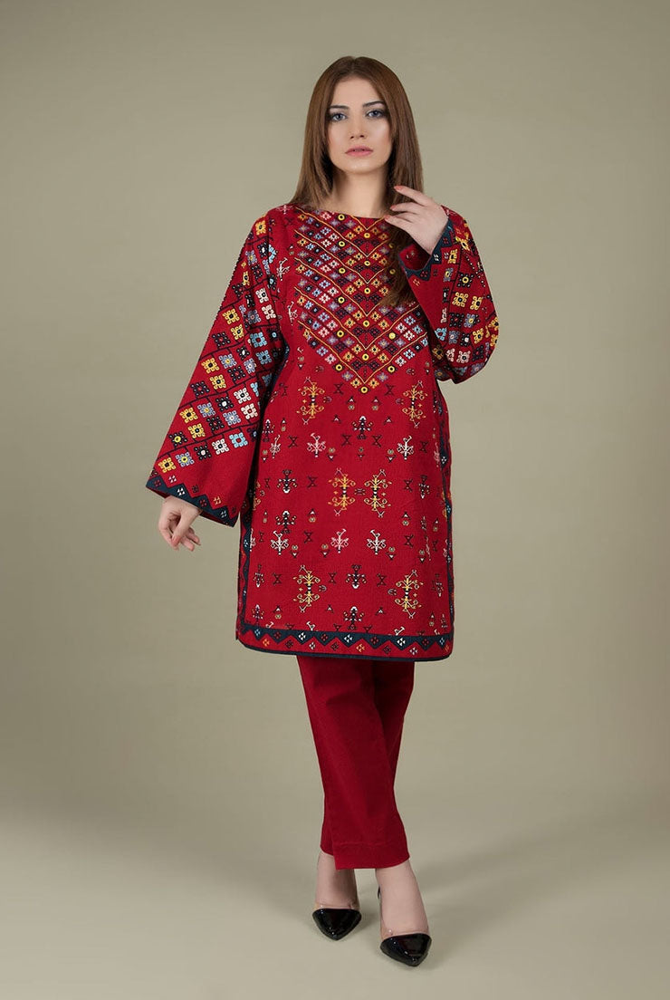 2 Piece Embroidered Lawn Shirt and Trouser V760