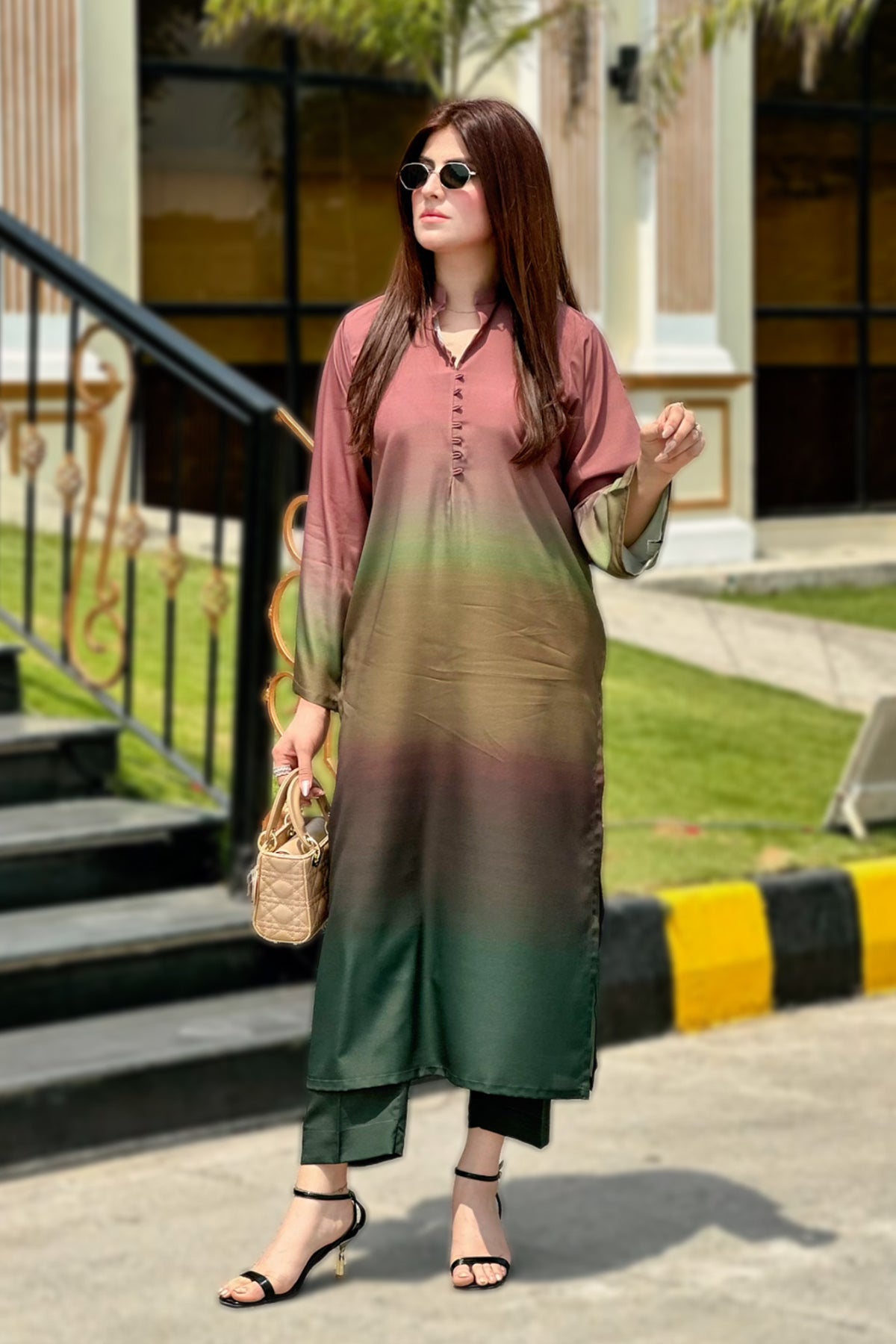 LULUSAR Silk 2PC Digital Printed V267