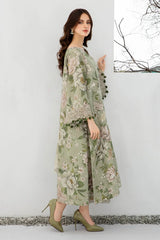 BAROQUE 3PC KARANDI PRINTED SHIRT WITH KARANDI PRINTED DUAPTTA AND TROUSER V261