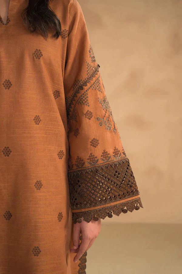 CHARIZMA 3PC Lawn Embroidered suit with Printed Dupatta V1053