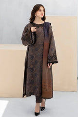 KARANDI 3PC PRINTED SHIRT WITH KARANDI PRINTED DUAPTTA AND TROUSER-255