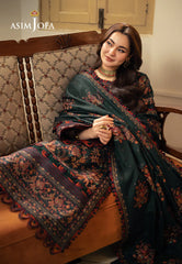 ASIF JOFA -3PC DHANAK EMBROIDERED UNSTICHED SUIT V259