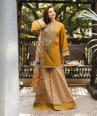 SAPPHIRE -3 Piece Unstitched Embroidered Lawn Suit V521