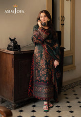 ASIF JOFA -3PC DHANAK EMBROIDERED UNSTICHED SUIT V259