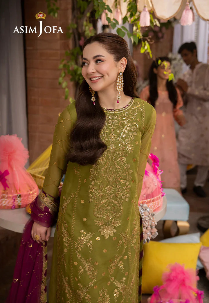 Dhanak 3PC Embroidered With Chiffon Embroidered Dupatta-243