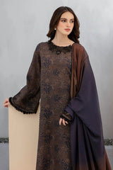 KARANDI 3PC PRINTED SHIRT WITH KARANDI PRINTED DUAPTTA AND TROUSER-255
