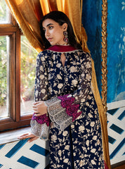 Zainab Chottani Unstichted 3 pc Lawn Printed Suit 10007
