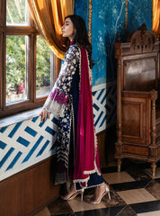 Zainab Chottani Unstichted 3 pc Lawn Printed Suit 10007