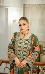 Aneelas Luxury Silk 3 Piece Unstitched V262