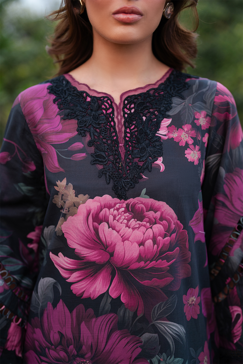 EMBROIDERED PRINTED UNSTITCHED LILEN V204