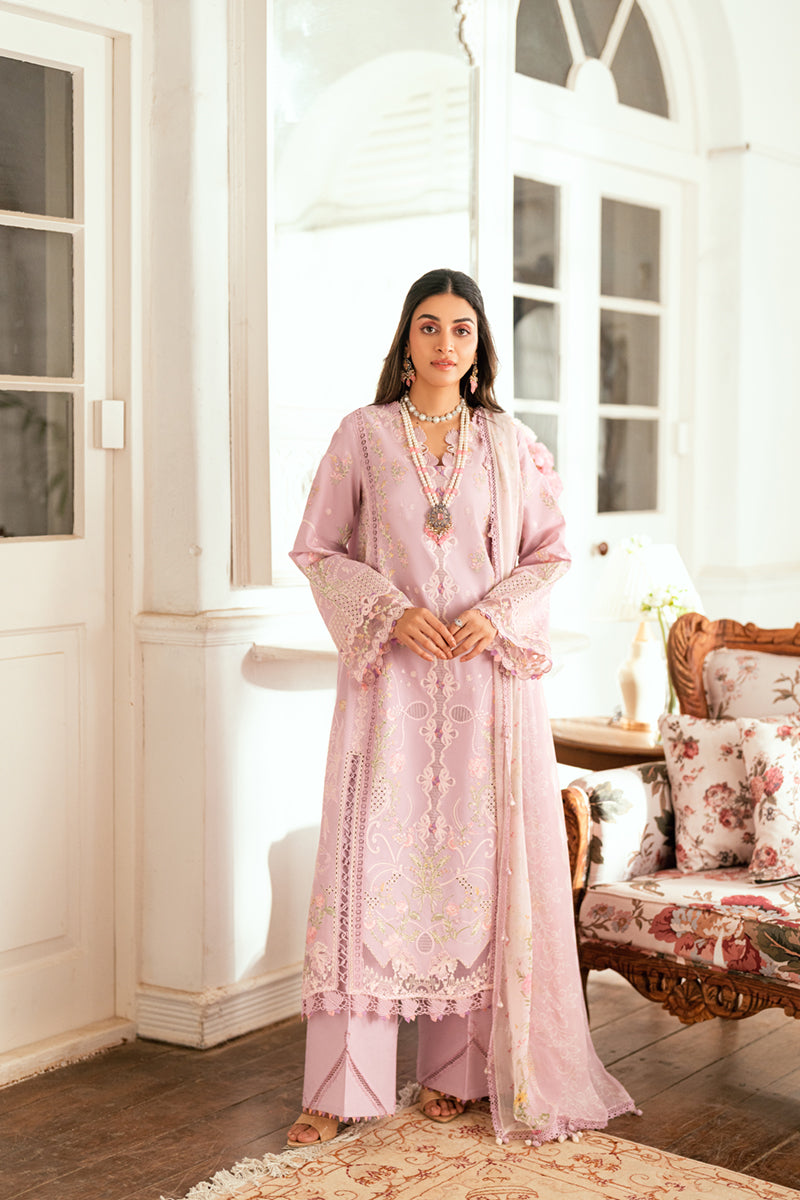 Qalamkar komal summer collection unstitched article V10014