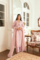 Qalamkar komal summer collection unstitched article V10014