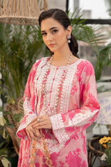 EMBROIDERED PRINTED UNSTITCHED LILEN V202