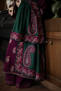 BATIK-3PC DHANAK EMBROIDERED SHIRT WITH DHANAK EMBROIDERED SHAWL AND TROUSER V678