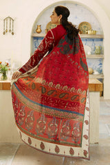 3 Piece Embroidered Lawn Shirt and Trouser with Printed Dupatta ZS2550