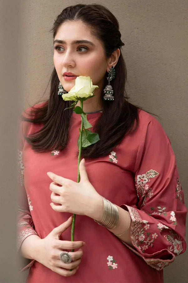 URGE Lawn 2PC EMBROIDERED SHIRT AND TROUSER V1012
