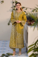 Dhanak-3PC Embroidered Shirt with Digital Printed Wool Shawl V269