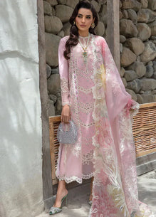 3 Pc Embroidered Lawn Shirt with Embroidered Polly Lawn Dupatta V2600