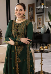 Dhanak 3PC Embroidered With Chiffon Embroidered Dupatta V244